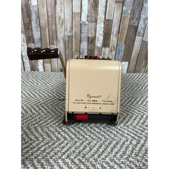 Vintage Paymaster Series 7000 - Picture 5 of 8
